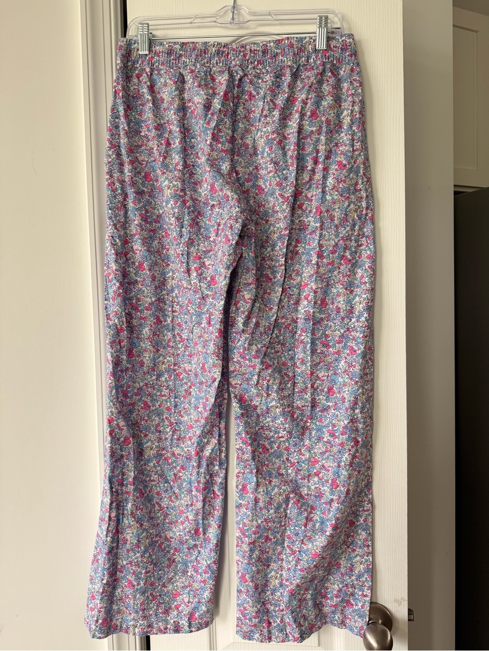GAP Floral Print Lounge Pajama Pants in Pink and Blue